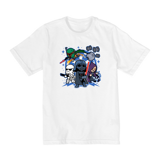 Nome do produtoCamiseta Infantil (2 a 8) Darth Vader and Friends