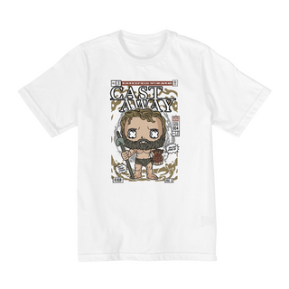 Nome do produtoCamiseta Infantil (2 a 8) Náufrago Cast Away Chuck Noland e Wilson