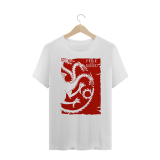 Nome do produtoCamiseta Plus Size Game of Thrones Fire And Blood