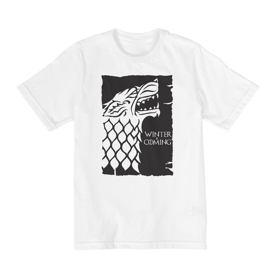 Camiseta Infantil (10 a 14) Game of Thrones Winter is Coming