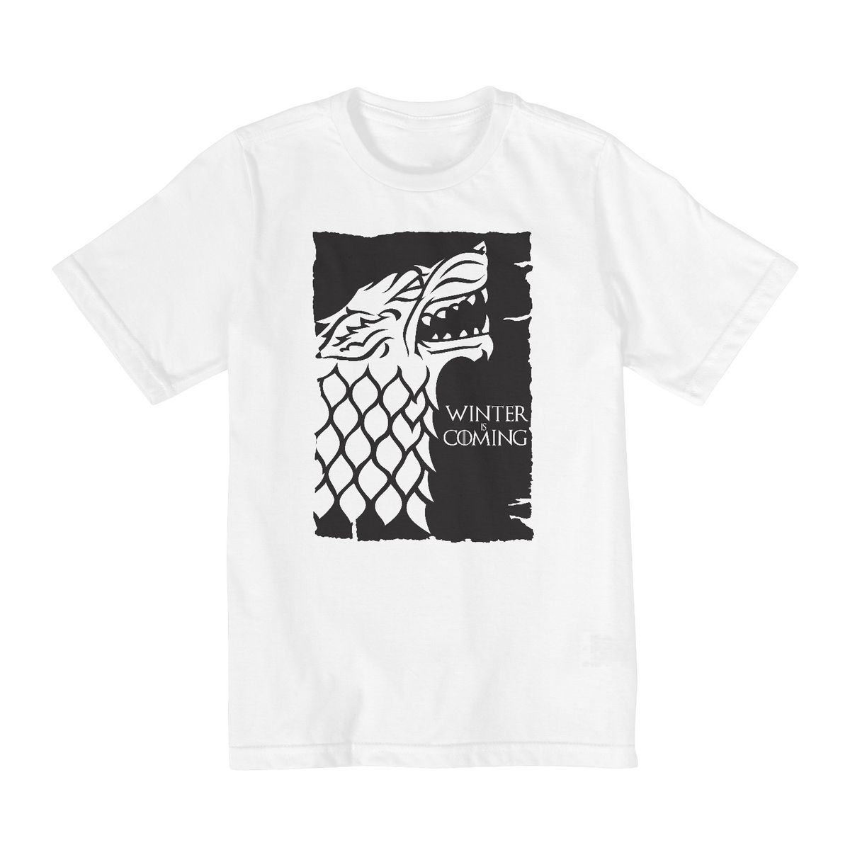 Nome do produto: Camiseta Infantil (10 a 14) Game of Thrones Winter is Coming