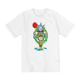 Nome do produtoCamiseta Infantil (2 a 8) Rick and Morty Pennywise