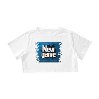 Nome do produtoCamisa Cropped New Game Start