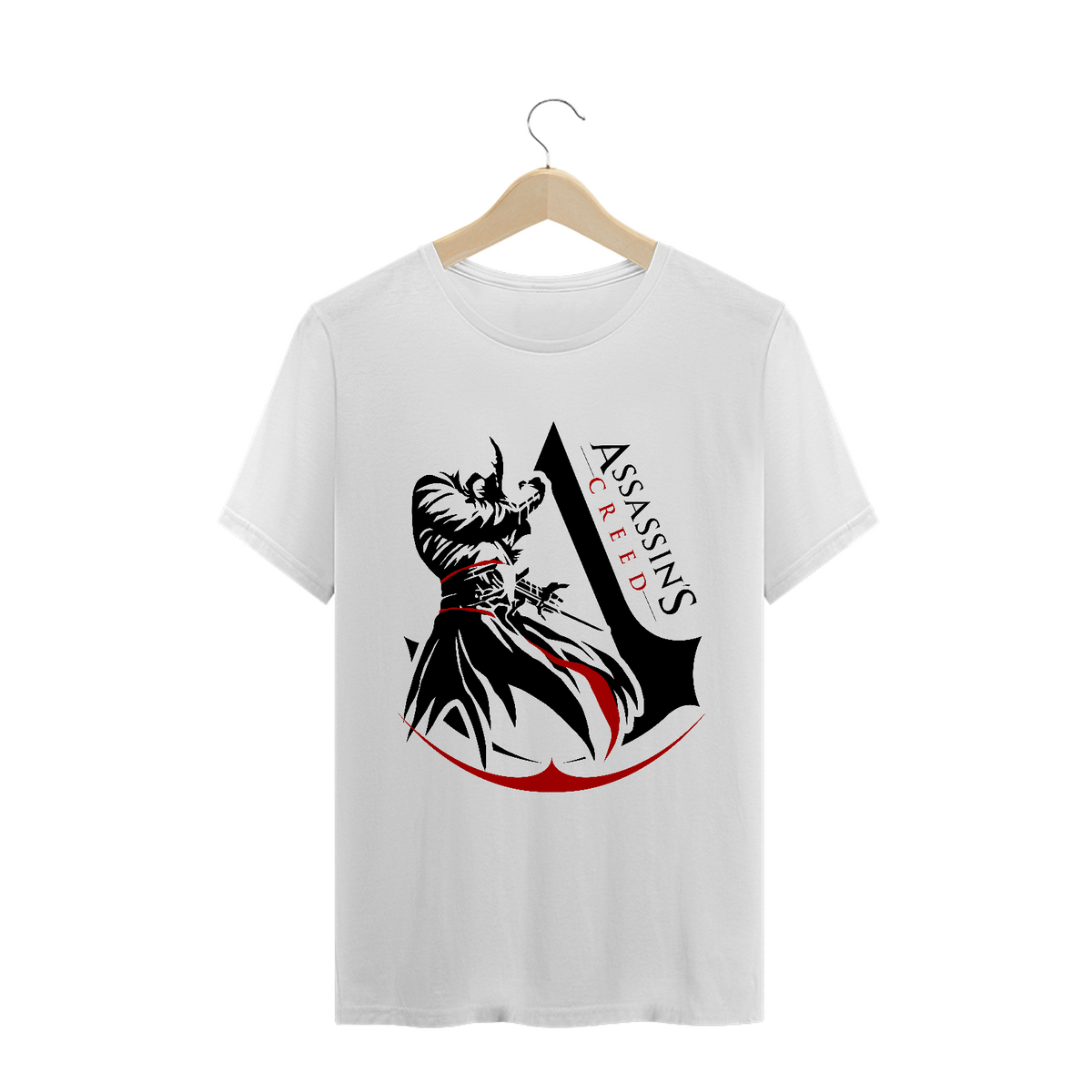 Nome do produto: Camiseta Assassins Creed White