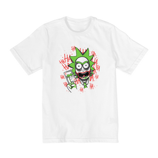 Nome do produtoCamiseta Infantil (2 a 8) Rick and Morty The Joker