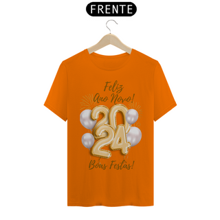 Nome do produtoCamiseta Ano Novo 2024 Balão Festivo