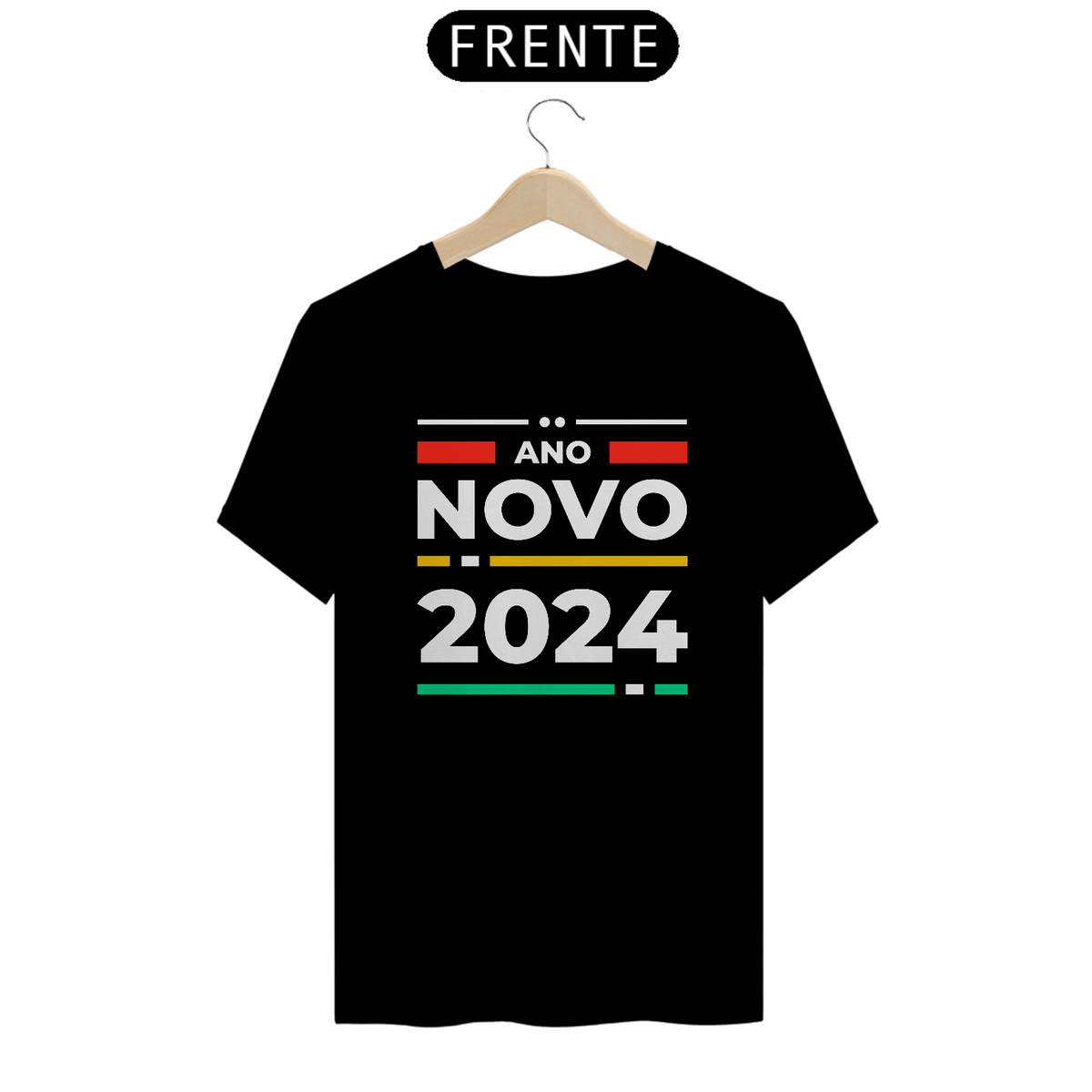 Nome do produto: Camiseta Ano Novo Moderno 2024