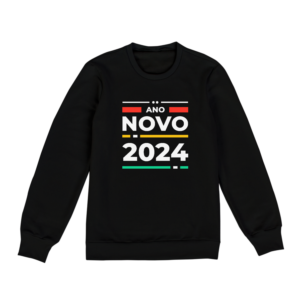 Nome do produto: Moletom Unissex Ano Novo Moderno 2024