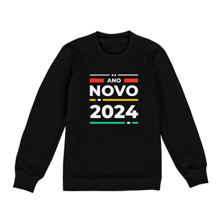 Moletom Unissex Ano Novo Moderno 2024