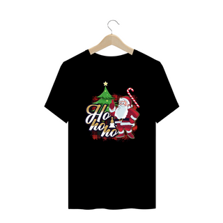 Nome do produtoCamiseta Plus Size Natal Papai Noel Ho Ho Ho