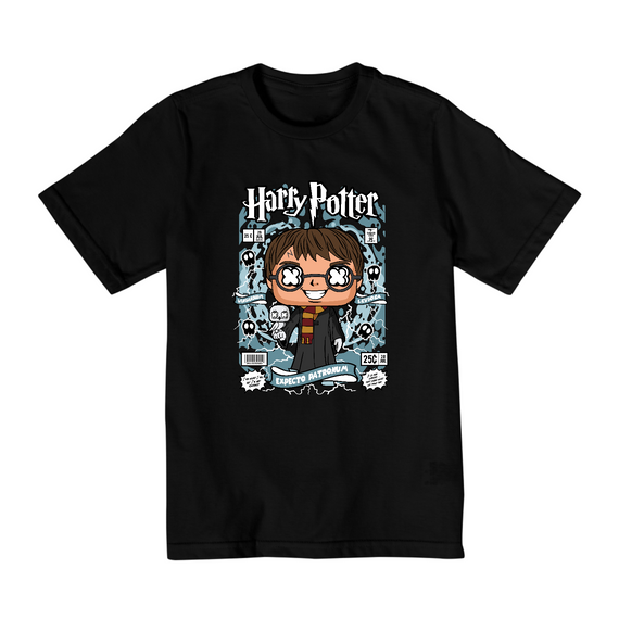 Camiseta Infantil (2 a 8) Harry Potter Funko Pop