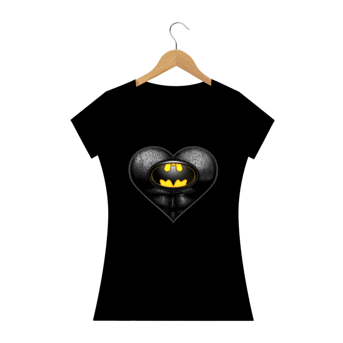 Nome do produto: Baby Long Coração de Herói Batman