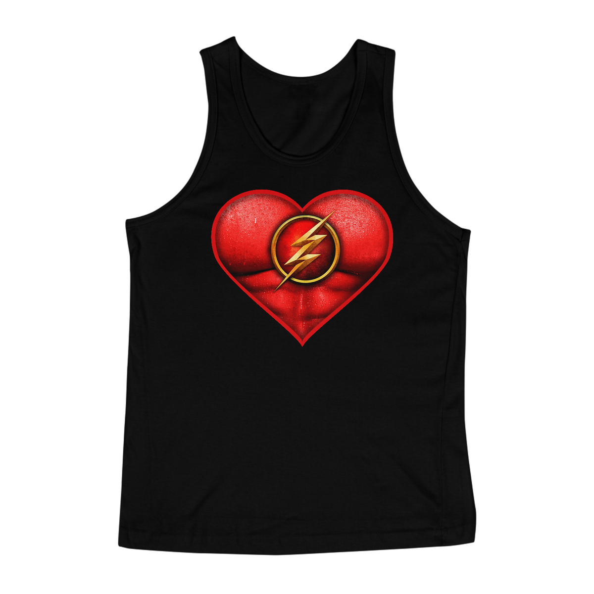 Nome do produto: Regata Coração de Herói Flash