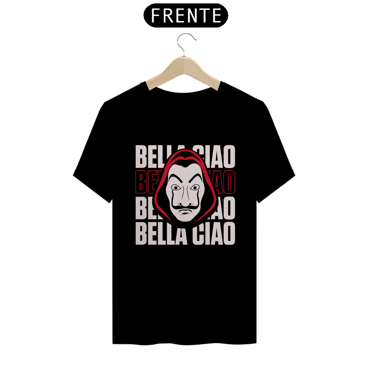 Nome do produto: Camiseta La Casa de Papel Bella Ciao
