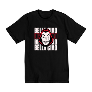Camiseta Infantil (10 a 14) La Casa de Papel Bella Ciao