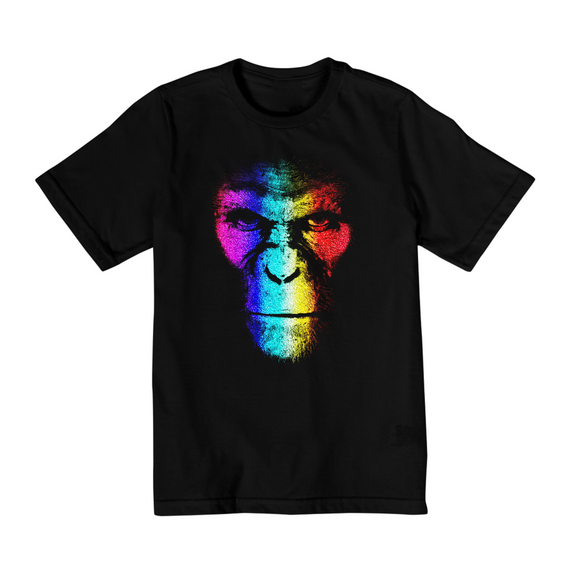 Camiseta Infantil (10 a 14) Planeta dos Macacos Cesar