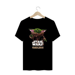 Nome do produtoCamiseta Plus Size Baby Yoda Efeito Bordado