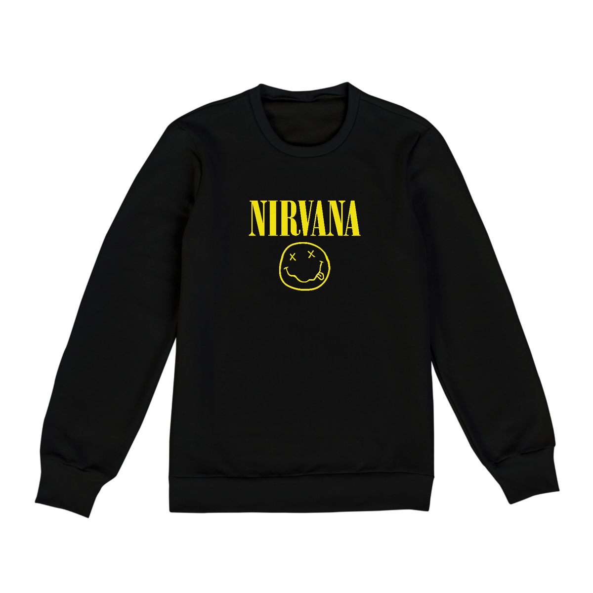 Nome do produto: Moletom Unissex Nirvana Smile