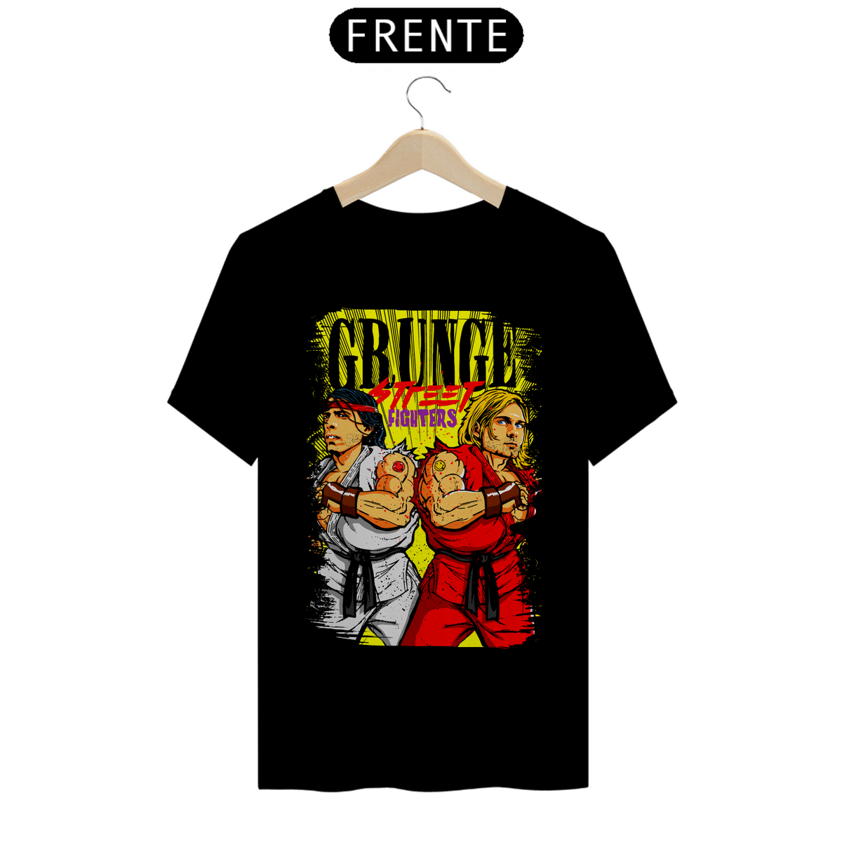 Nome do produto: Camiseta Nirvana Street Fighter