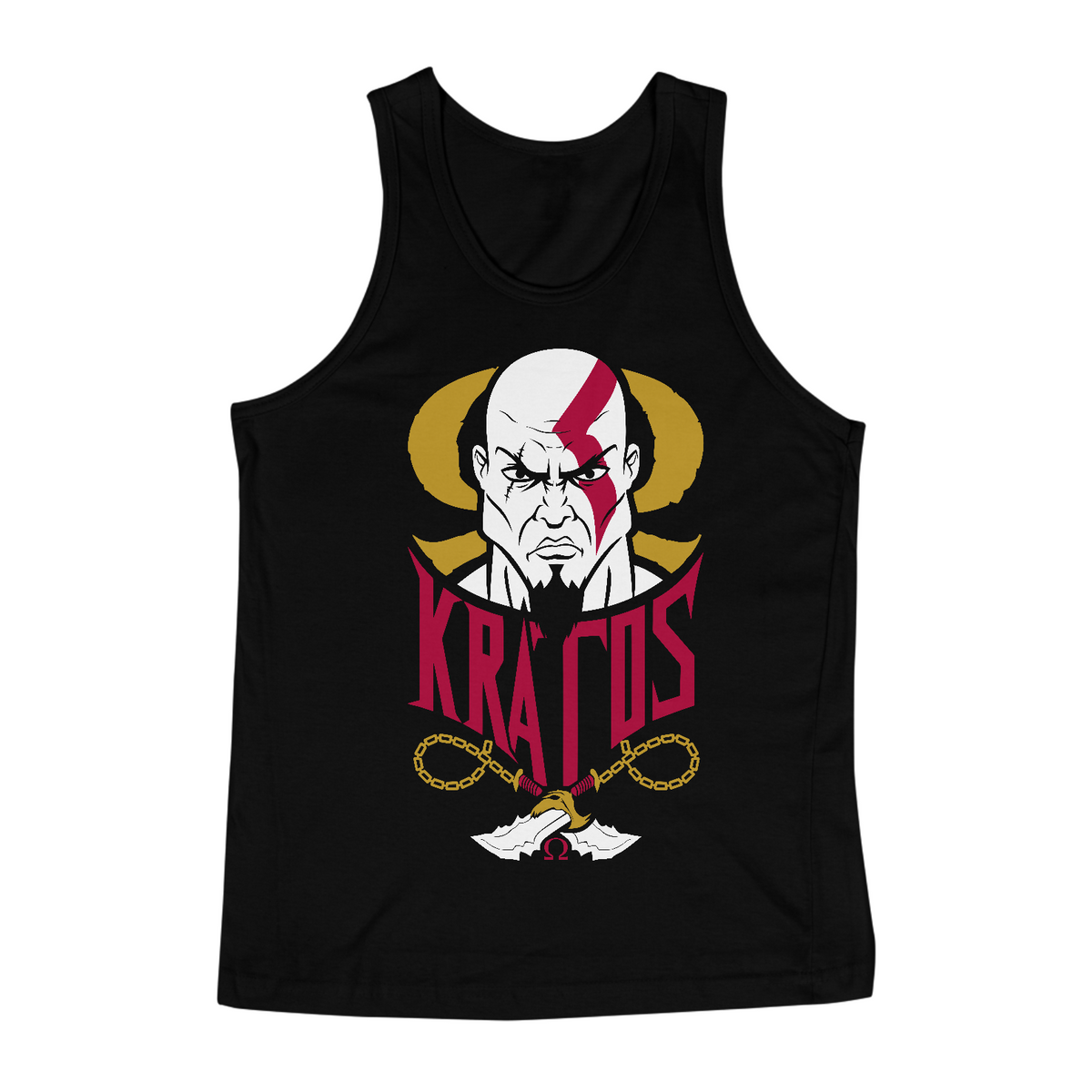 Nome do produto: Regata God of War kratos Face