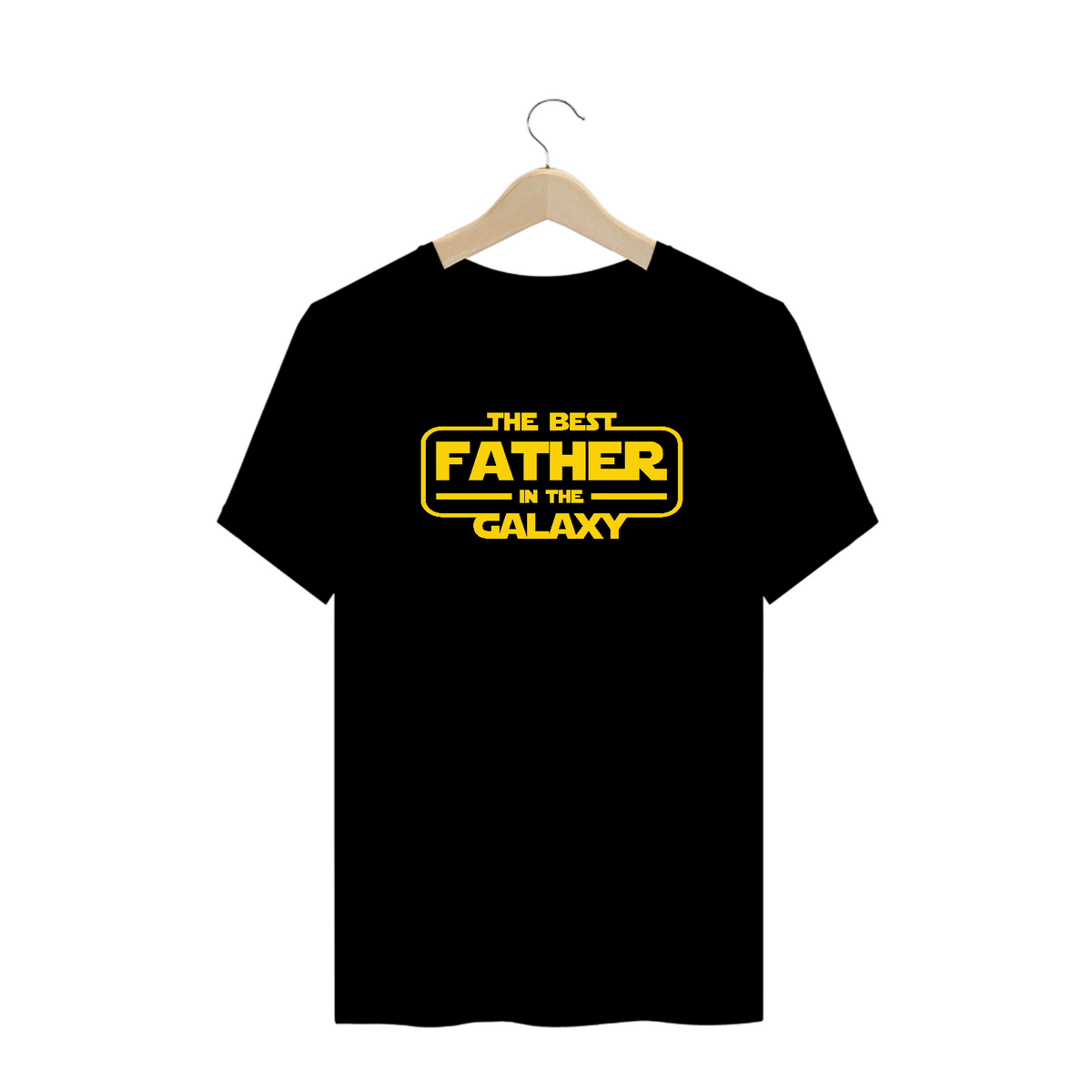 Nome do produto: Camiseta Plus Size Geek The Best Father in Galaxy