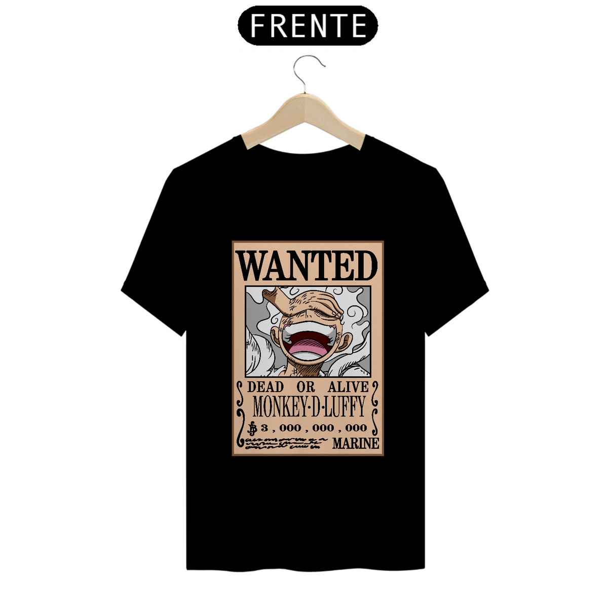 Nome do produto: Camiseta One Piece Procurado Luffy