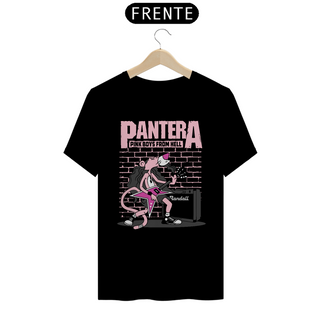 Camiseta Pantera Rosa Rockeira