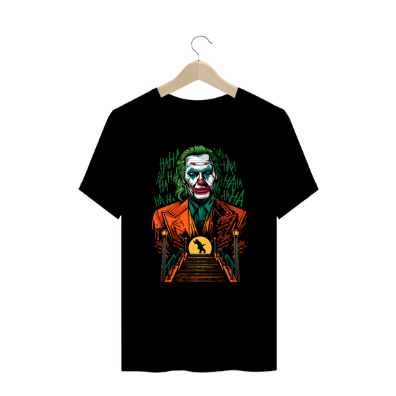 Camiseta Plus Size The Joker Escadaria