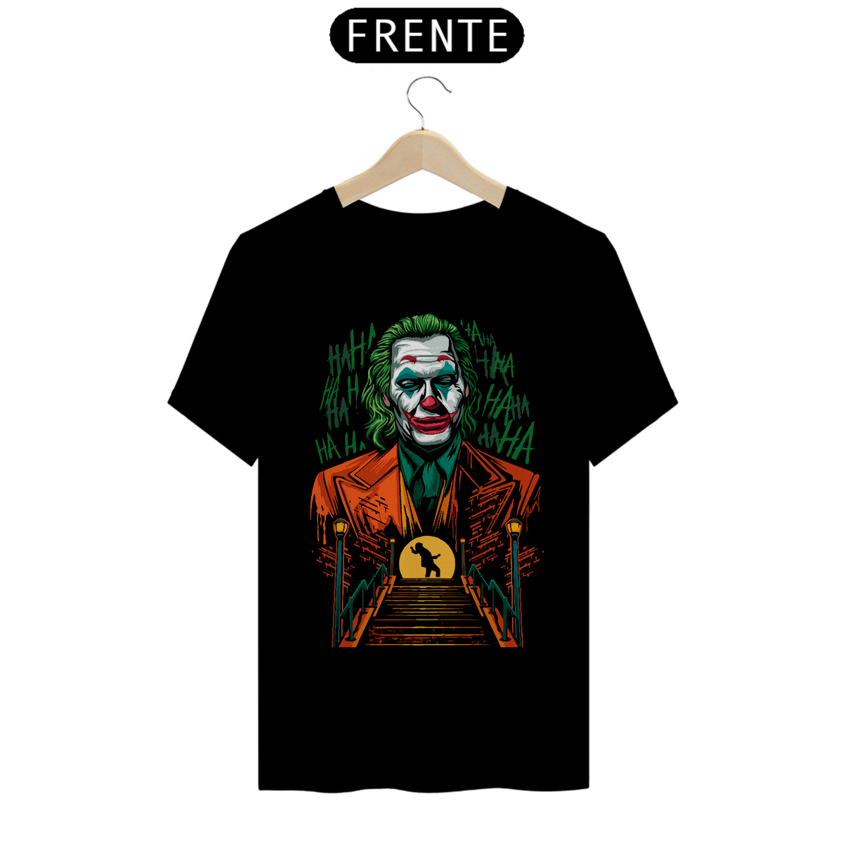 Nome do produto: Camiseta The Joker Escadaria