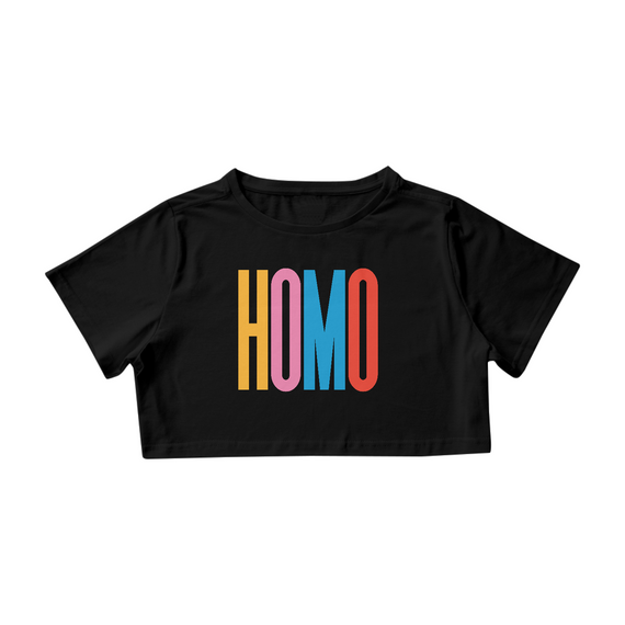 Camisa Cropped Homo Pride Homosexual LGBTQ