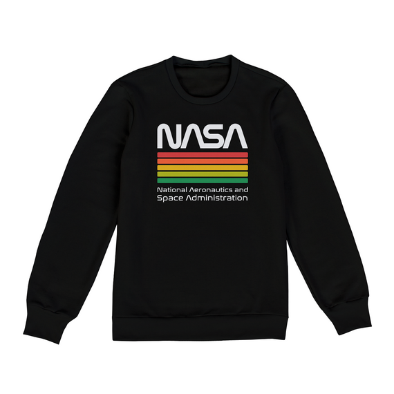 Moletom Unissex Nasa Worm Space Astronaut