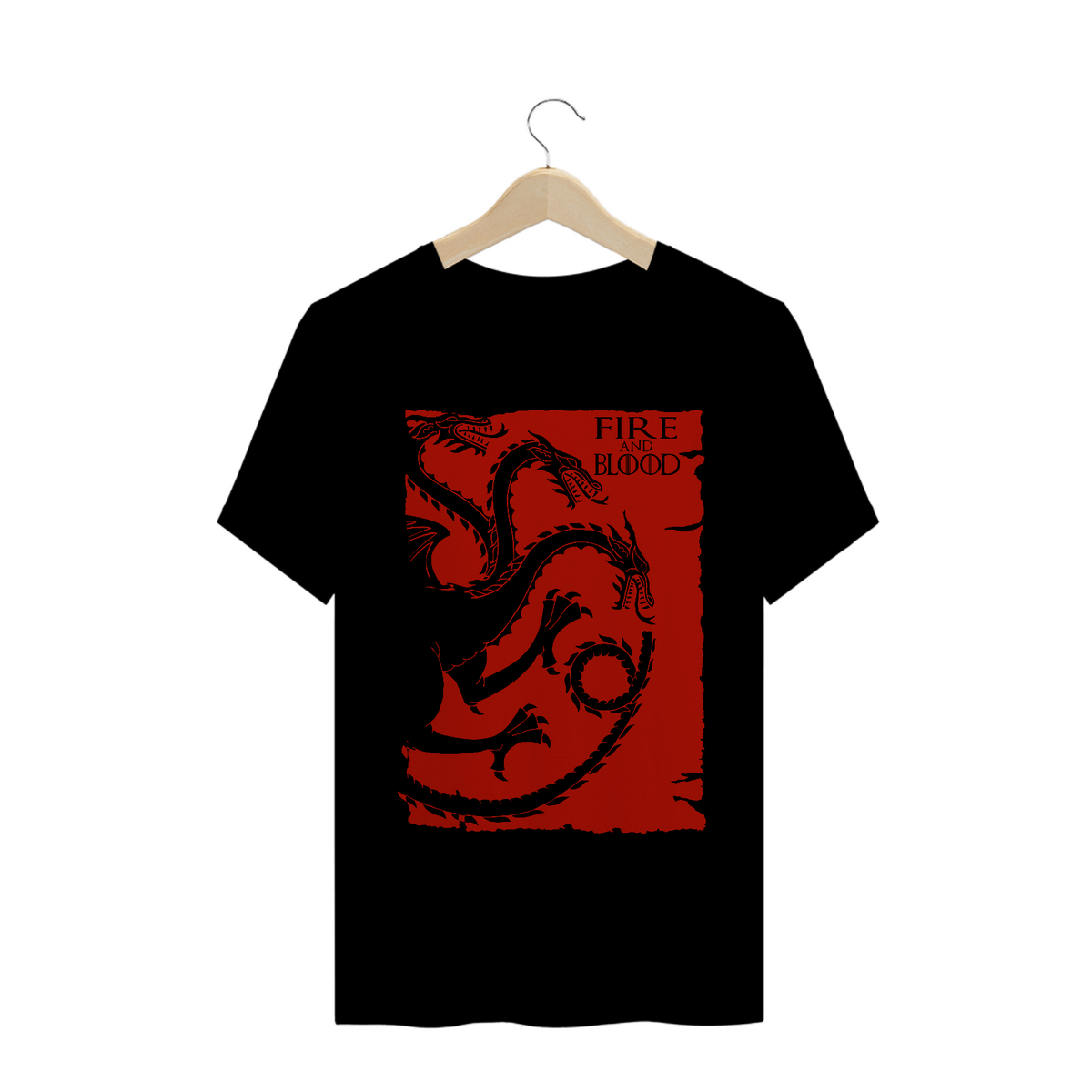 Nome do produto: Camiseta Game of Thrones Fire And Blood