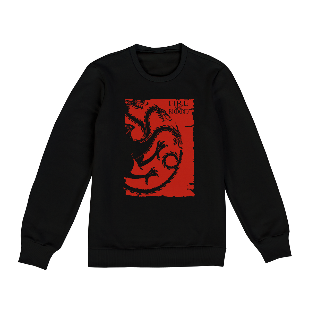 Nome do produto: Moletom Unissex Game of Thrones Fire And Blood