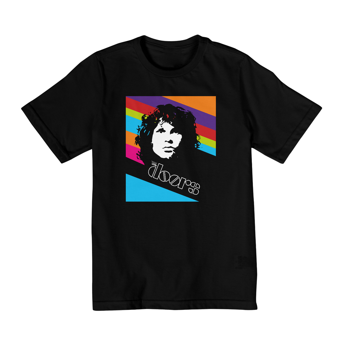 Nome do produto: Camiseta Infantil (10 a 14) The Doors Jim Morrison Poster