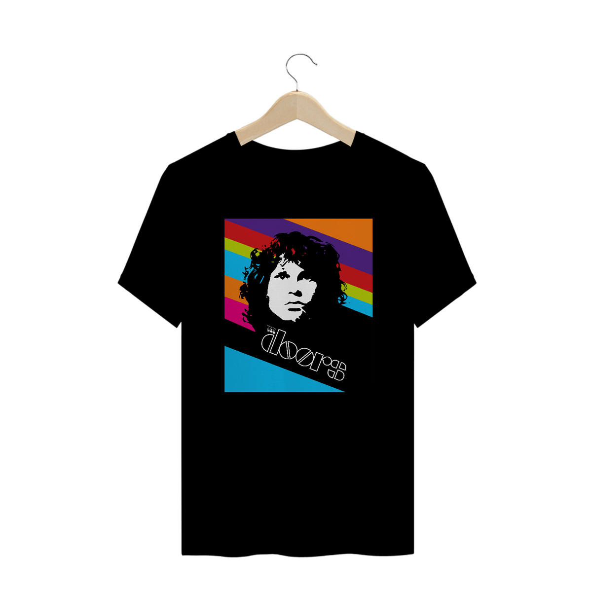 Nome do produto: Camiseta Plus Size The Doors Jim Morrison Pop