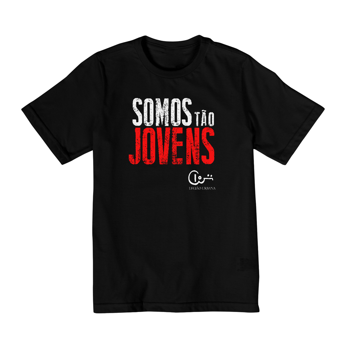 Nome do produto: Camiseta Infantil (10 a 14) Somos Tão Jovens Legião Urbana