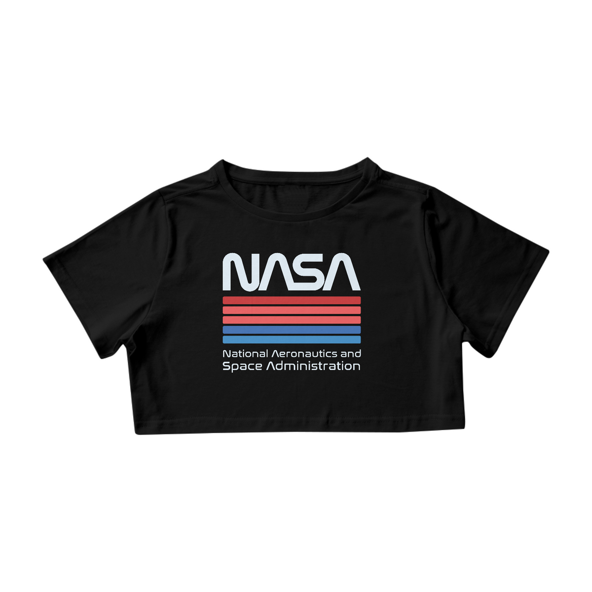 Nome do produto: Camisa Cropped Nasa Vintage