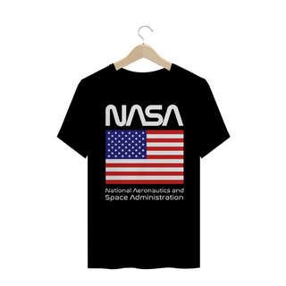 Camiseta Nasa Bandeira Estados Unidos