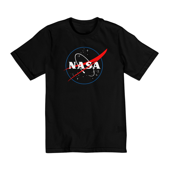 Camiseta Infantil (2 a 8) Nasa Black