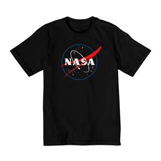 Camiseta Infantil (10a 14) Nasa Black