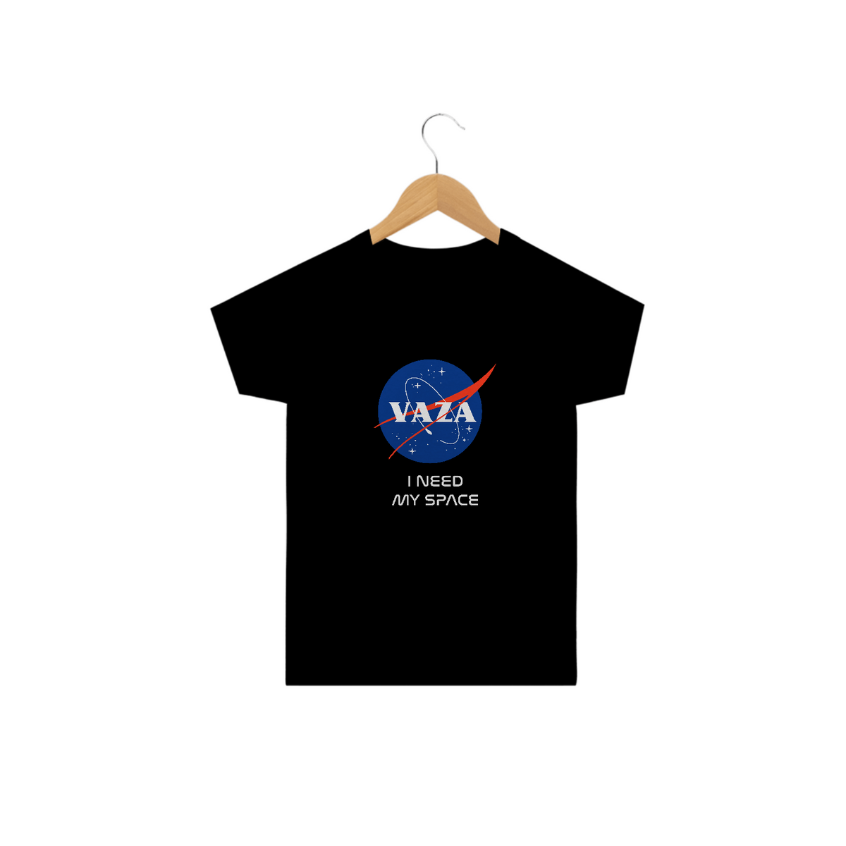 Nome do produto: Camiseta Infantil Nasa Vaza I Need My Space