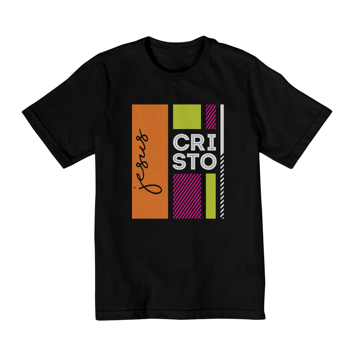 Nome do produto: Camiseta Infantil (2 a 8) Jesus Cristo Moderno