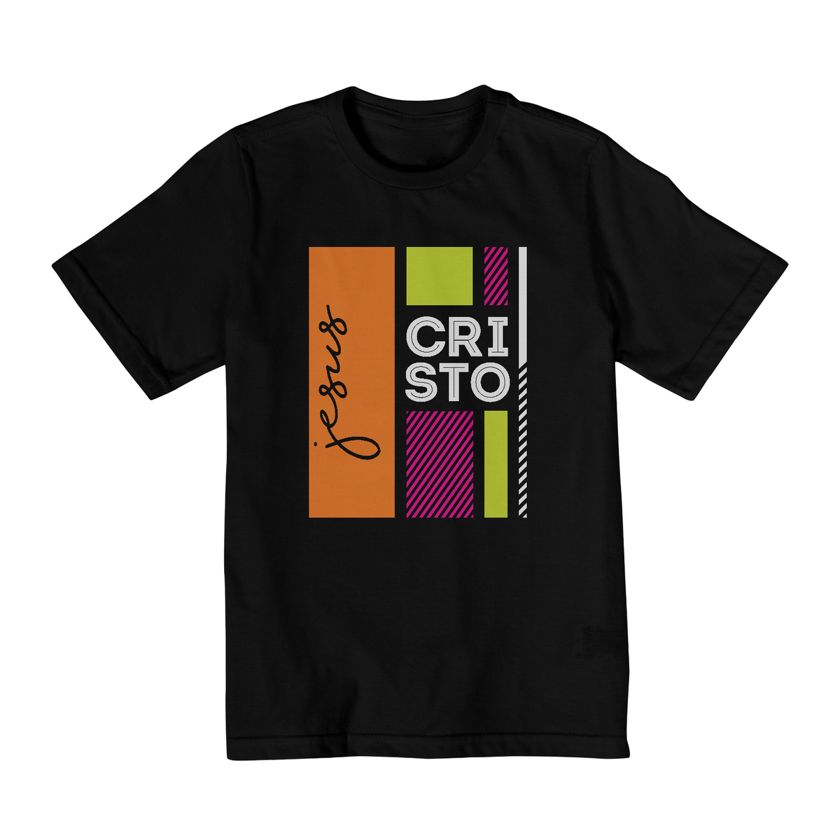 Nome do produto: Camiseta Infantil (10 a 14) Jesus Cristo Moderno