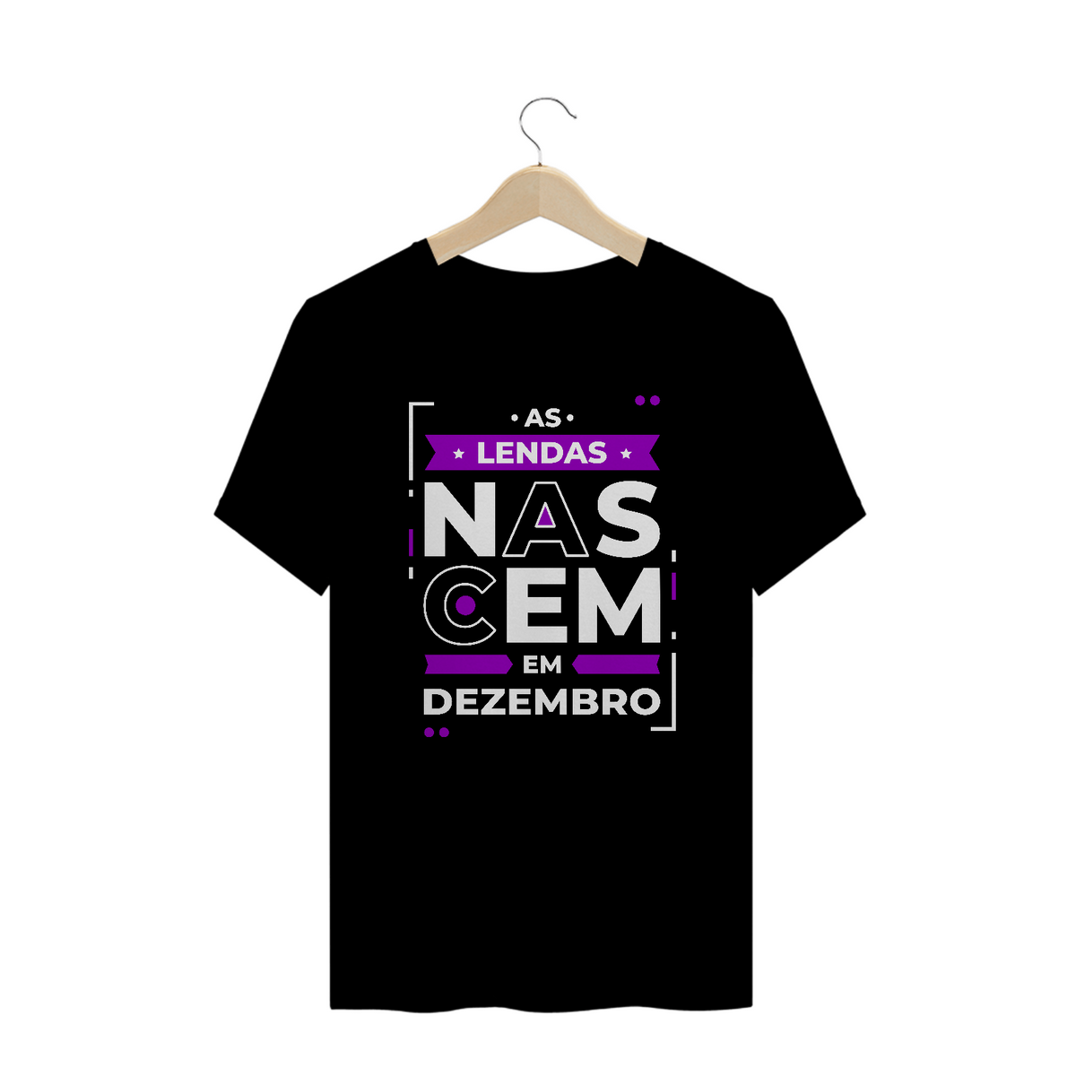 Nome do produto: Camiseta Plus Size Lendas Nascem em Dezembro Modernas