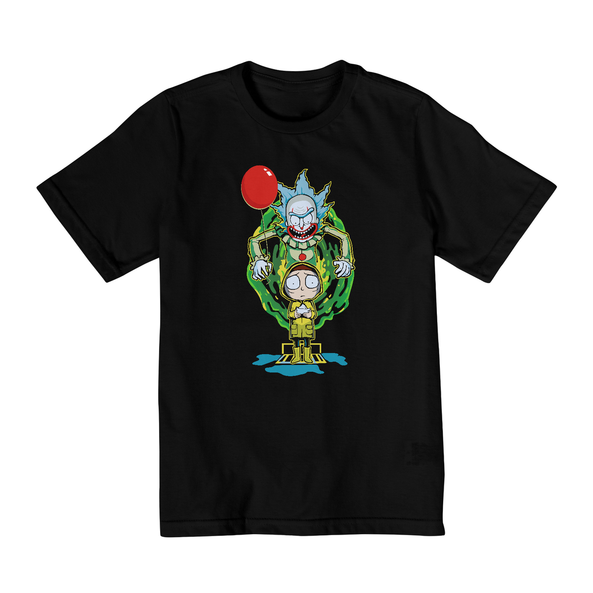 Nome do produto: Camiseta Infantil (2 a 8) Rick and Morty Pennywise