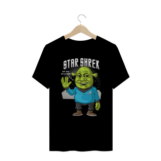 Camiseta Plus Size Shrek Star Trek