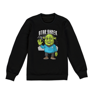 Moletom Unissex Shrek Star Trek