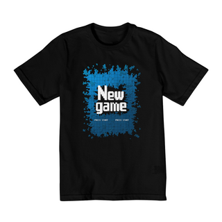 Camiseta Infantil (2 a 8) New Game Start
