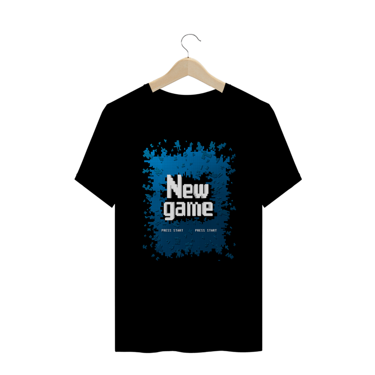 Nome do produto: Camiseta Plus Size New Game Start