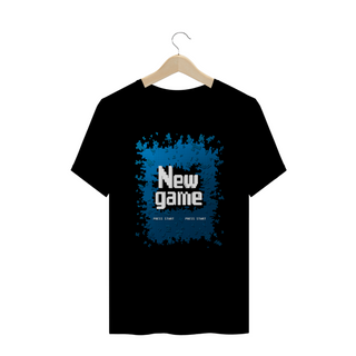 Camiseta Plus Size New Game Start